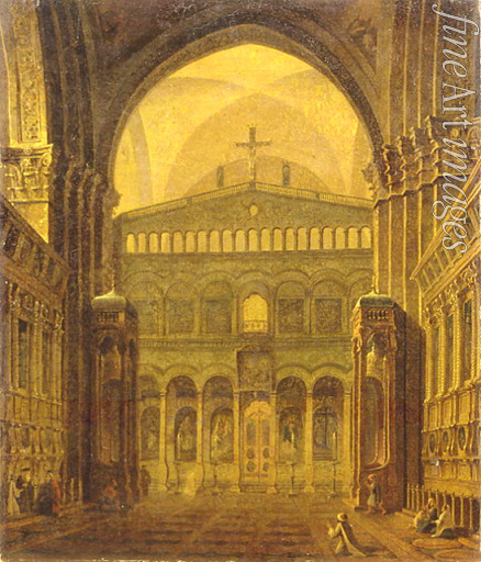 Vorobyev Maxim Nikiphorovich - Interior of the Temple in Jerusalem