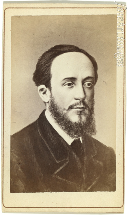 Fotoatelier Wesenberg - Porträt von Sozialkritiker und Philosoph Dmitri Pissarew (1840-1868)