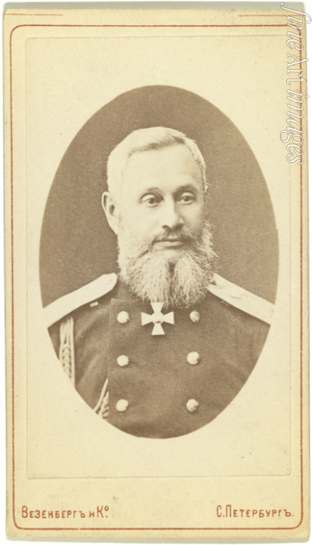 Photo studio Wesenberg - Portrait of Pyotr S. Vannovskiy (1822-1904)