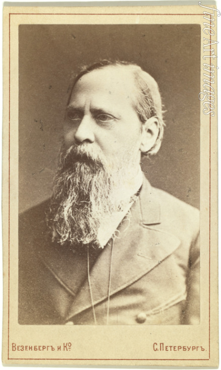 Photo studio Wesenberg - Portrait of the writer Mikhail Saltykov-Shchedrin (1826-1889)