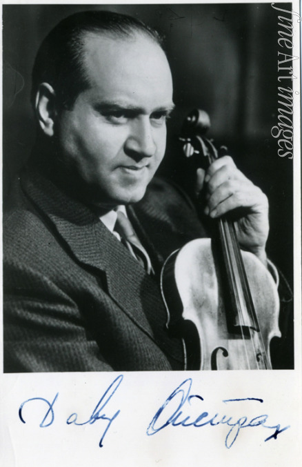 Anonymous - Portrait of the violinist David Oistrakh (1908-1974)