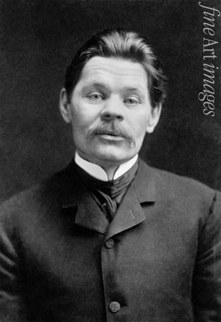 Unbekannter Fotograf - Porträt des Schriftstellers Maxim Gorki (1868-1936)
