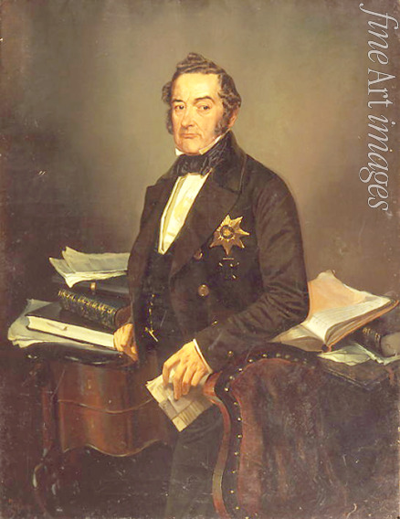 Zichy Mihály - Portrait of the Senator Ivan Tolstoy