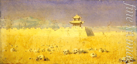 Wereschtschagin Wassili Wassiljewitsch - Ruinen in Chuguchak, Xinjiang