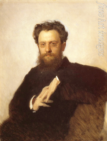 Kramskoi Ivan Nikolayevich - Portrait of the art historian, professor Adrian Prakhov (1846-1916)