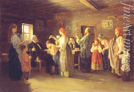 Kallistov Vasili Yefimovich - Inspection of children's home