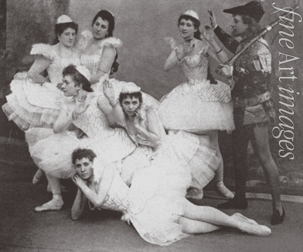 Anonymous - Scene from the Ballet Swan Lake, Mariinsky Theatre. 1895