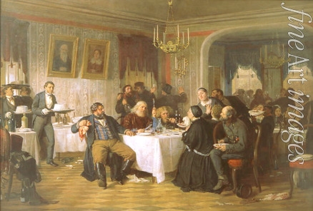 Zhuravlev Firs Sergeevich - Merchant's Funeral Banquet