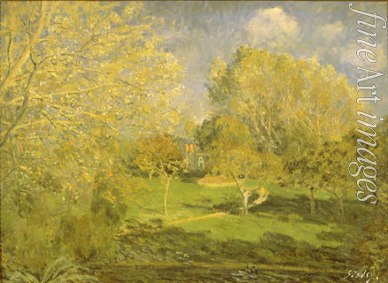 Sisley Alfred - Der Garten von Monsieur Hoschedé in Montgeron