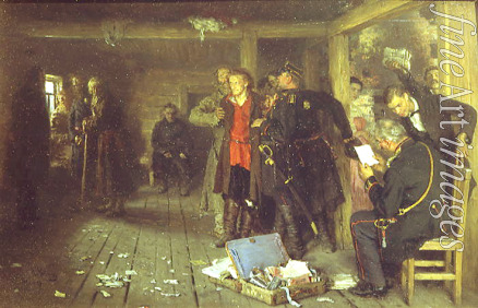 Repin Ilya Yefimovich - The Arrest of the Propagandist