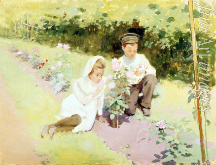 Kalinichenko Jakov Jakovlevich - At the rosebush