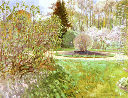 Vinogradov Sergei Arsenyevich - A garden. Spring