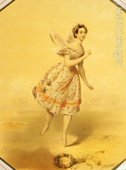 Anonymous - Dancer Maria Taglioni (1804-1884) in the ballet Sylphides by F. Chopin