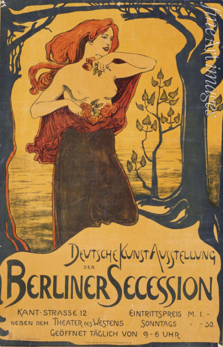 Hofmann Ludwig von - Poster for the Berlin Secession Exhibition