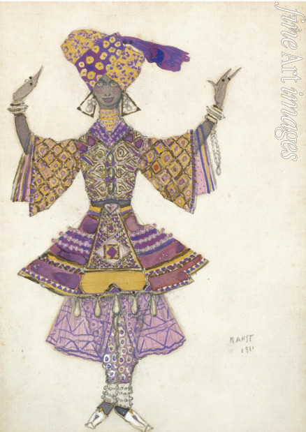 Bakst Léon - Costume design for the Ballet 