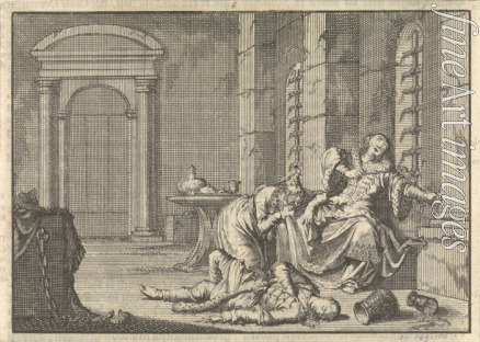 Aa Pieter van der - Der Tod des Zaren Fjodor II. Borissowitsch Godunow 1605