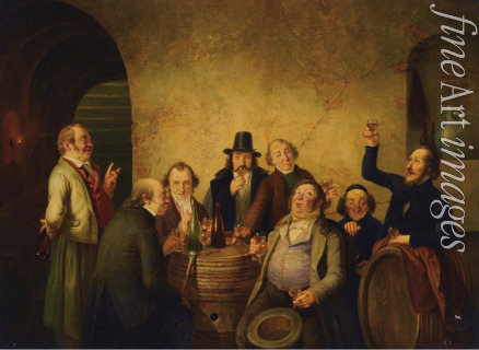 Hasenclever Johann Peter - Die Weinprobe
