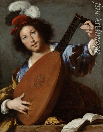 Strozzi Bernardo - The Lute player