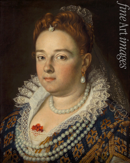 Pulzone Scipione - Portrait of Bianca Cappello (1548-1587), Grand Duchess of Tuscany