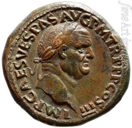 Numismatik Antike Münzen - Sesterz von Vespasian