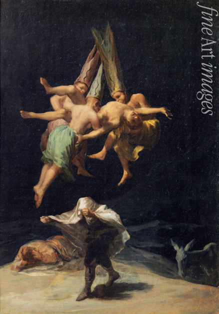 Goya Francisco de - Witches in Flight (Vuelo de Brujas)