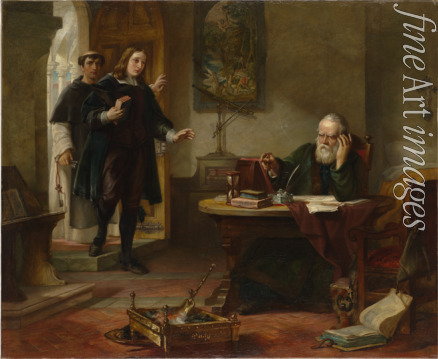 Hart Solomon Alexander - John Milton zu Besuch bei Galileo Galilei
