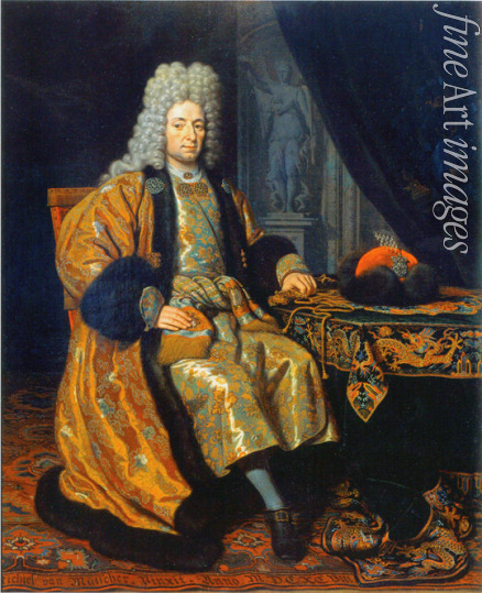 Musscher Michiel van - Porträt von François Le Fort (1656-1699)