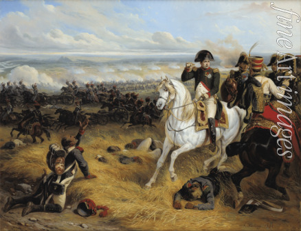 Bellangé Hippolyte - Napoleon in the Battle of Wagram