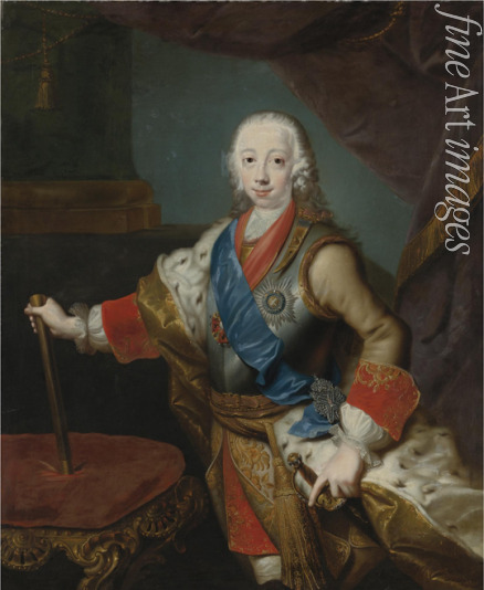 Grooth Georg-Christoph - Portrait of the Tsar Peter III of Russia (1728-1762)