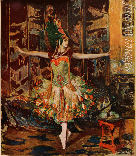 Blanche Jacques-Émile - Tamara Karsavina. Cover of the Jugend Magazine