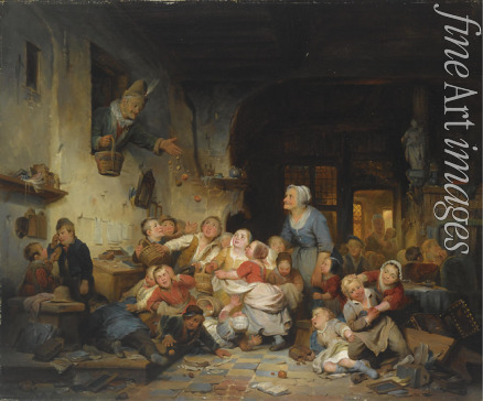 Braekeleer Ferdinand de the Elder - The Village School
