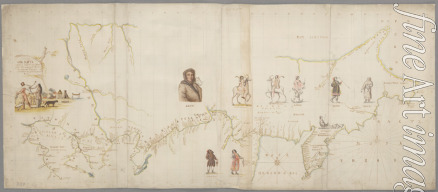 Bering Vitus Jonassen - Die Karte der Ersten Kamtschatka-Expedition