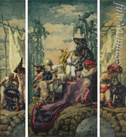 Sert José María - Summer - Africa (Triptych)