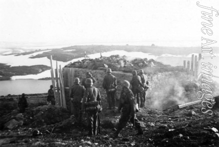 Unbekannter Fotograf - Operation Renntier. Kampf um die Bunker an der Titowka am 29. Juni 1941
