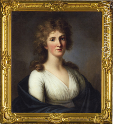 Tischbein Johann Friedrich August - Portrait of Sara Anna von Miltitz (1774-1819)