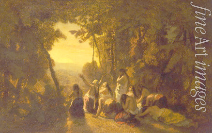Díaz de la Peña Narcisse Virgilio - The Lament of Jephthah's Daughter