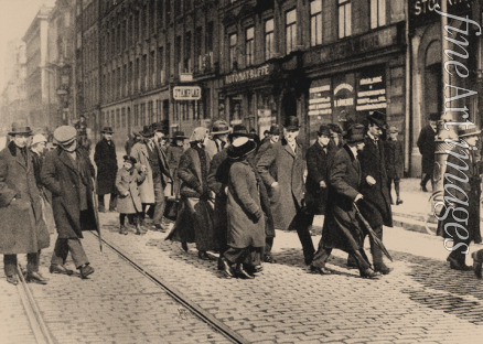 Malmström Axel - Lenin mit anderen russischen Emigranten in Stockholm am 13. April 1917