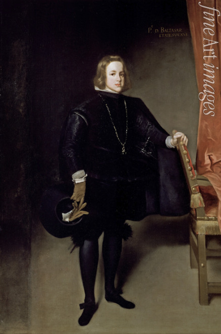 Martínez del Mazo Juan Bautista - Portrait of Infant Balthasar Charles (1629-1646)