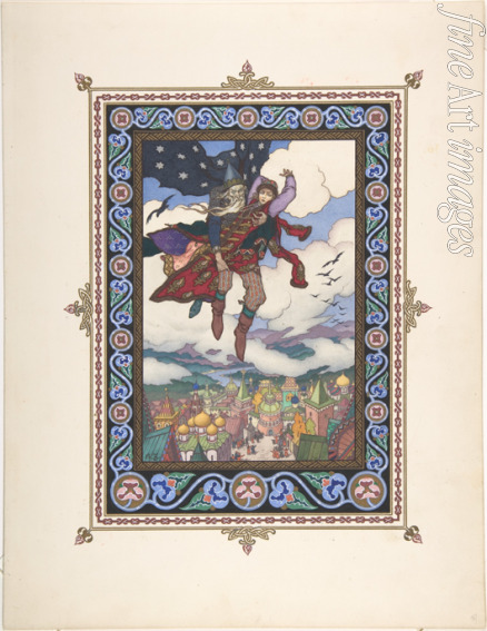 Zvorykin Boris Vasilievich - Illustration for the Fairy tale Marya Morevna