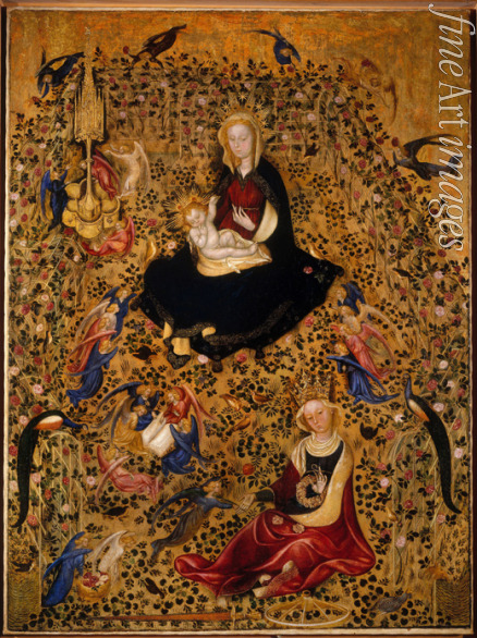 Michelino da Besozzo - The Madonna of the Rose Garden (Madonna del Roseto)