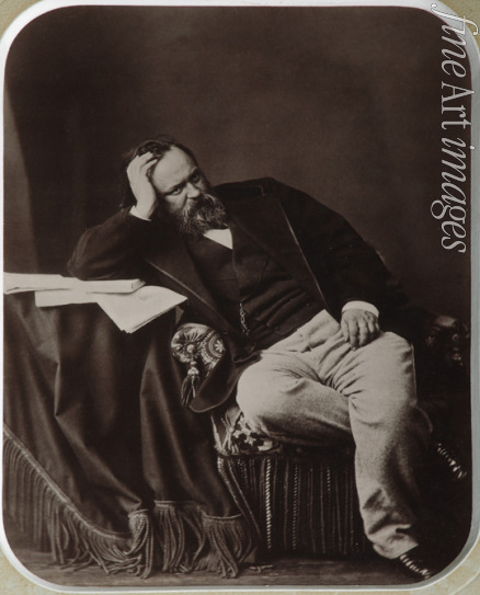 Levitsky Sergei Lvovich - Portrait of Aleksandr Ivanovich Herzen (1812-1870)