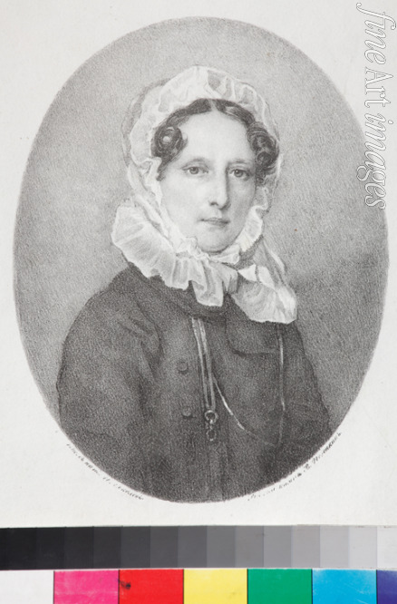 Pogonkin Vladimir Ivanovich - Portrait of Countess Anna Sergeievna Golitsyna, née Vsevolzhskaya (1779-1837)