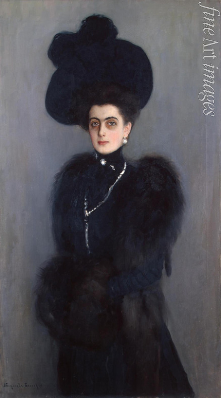 Bogdanow-Belski Nikolai Petrowitsch - Porträt von Fürstin Maria Pawlowna Abamelik-Lasarewa (1876-1955), geb. Demidowa, di San Donato