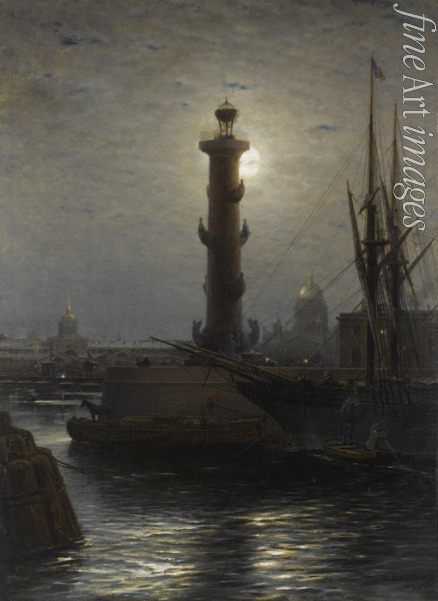 Bogolyubov Alexei Petrovich - The Rostral Column near the Stock Exchange in St. Petersburg