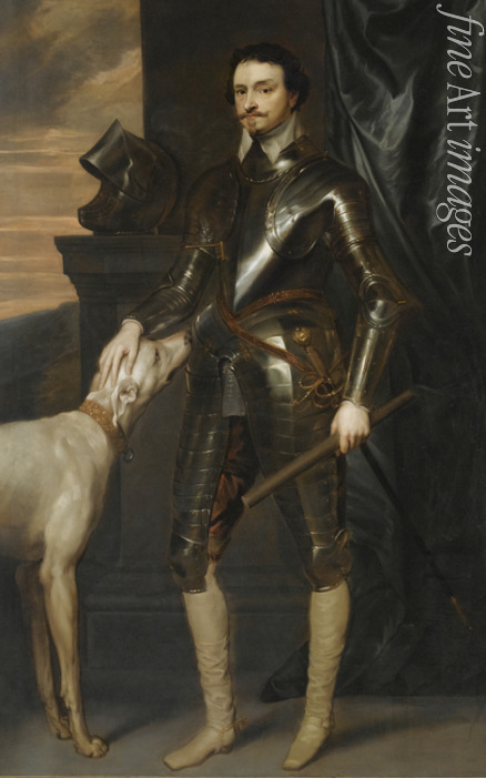 Dyck Sir Anthonis van (Werkstatt von) - Porträt von Thomas Wentworth, 1. Earl of Strafford (1593-1641)