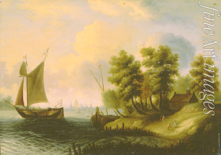 Dutch master - A sea landscape