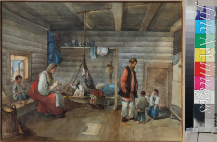 Kolmann Karl Ivanovich - In a village house