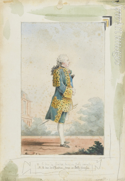 Carmontelle Louis - Louis Philippe II, Duke of Chartres (1747-1793)