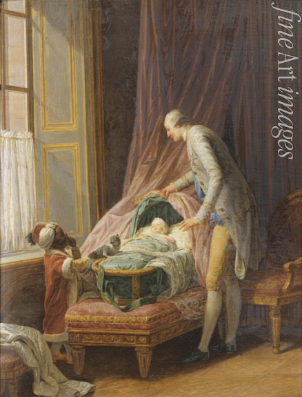 Lépicié Nicolas Bernard - Louis Philippe Joseph d'Orléans (1747-1793), at the Cradle