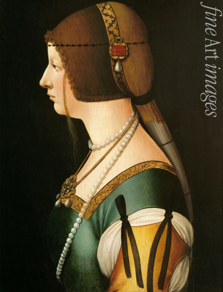 De Predis Giovanni Ambrogio - Porträt von Bianca Maria Sforza (1472-1510), Gemahlin des deutschen Königs Maximilian I.